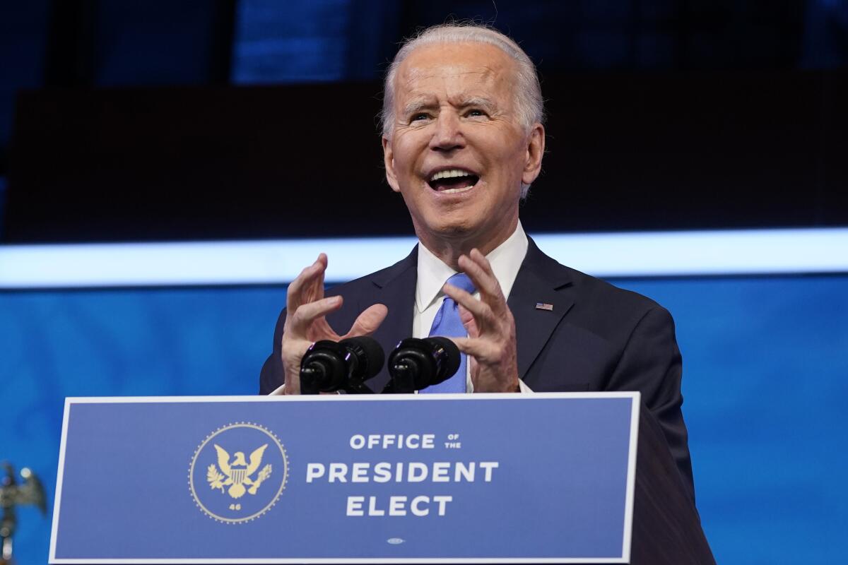 President-elect Joe Biden 