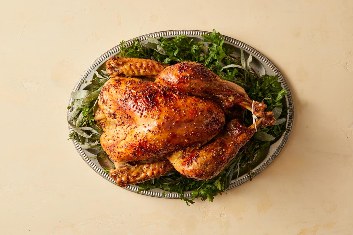 Low and Slow Roast Turkey With Maple-Mustard Glaze
