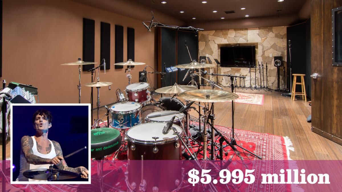 Rock drummer Tommy Lee has put his home in Calabasas up for sale at $5.995 million.