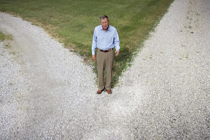 In this image from video, former Republican Ohio Gov. John Kasich speaks during the first night of the Democratic National Convention on Monday, Aug. 17, 2020. (Democratic National Convention via AP)