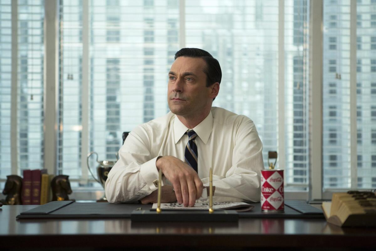 Jon Hamm as Don Draper in a scene from "Mad Men," season 7.