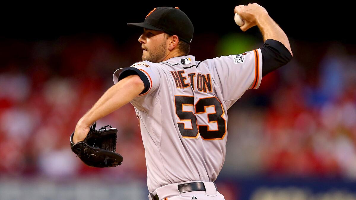 Giants rookie starter Chris Heston pitched the first no-hitter of the 2015 season on June 9.