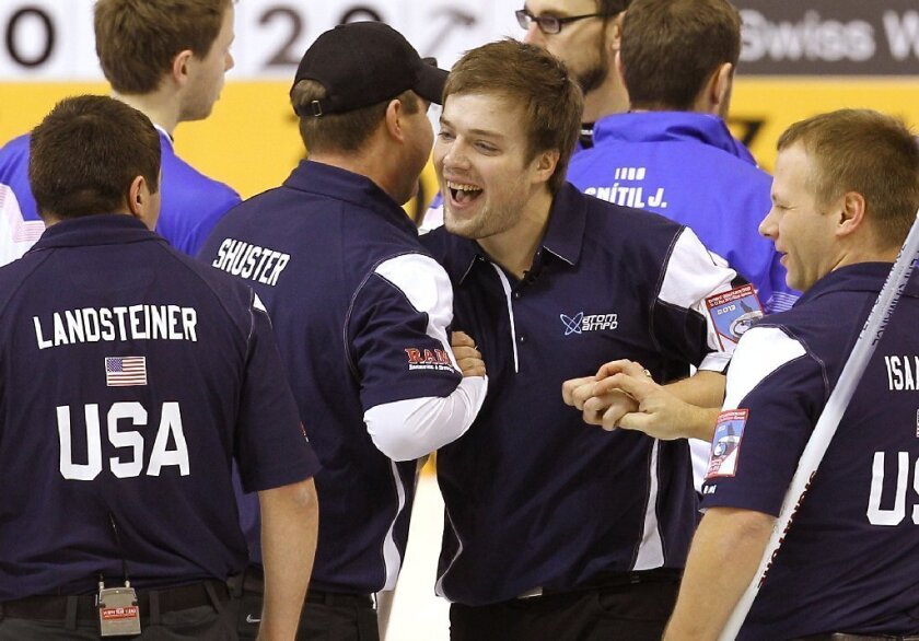 U S Men S Curling Team Grabs Final Olympic Spot Los Angeles Times