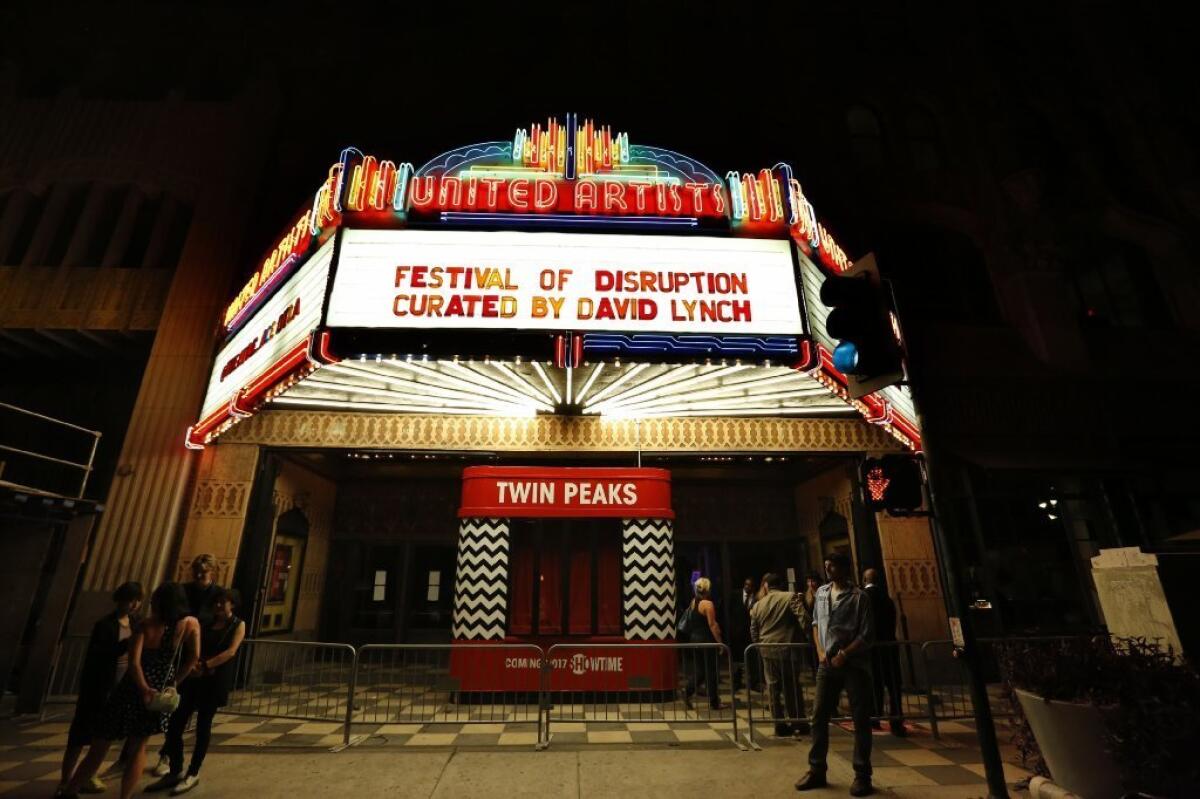 The David Lynch Festival of Disruption played out a the Ace Hotel on Oct. 8, featuring music from Robert Plant and St. Vincent along with an array of talks and film screenings.