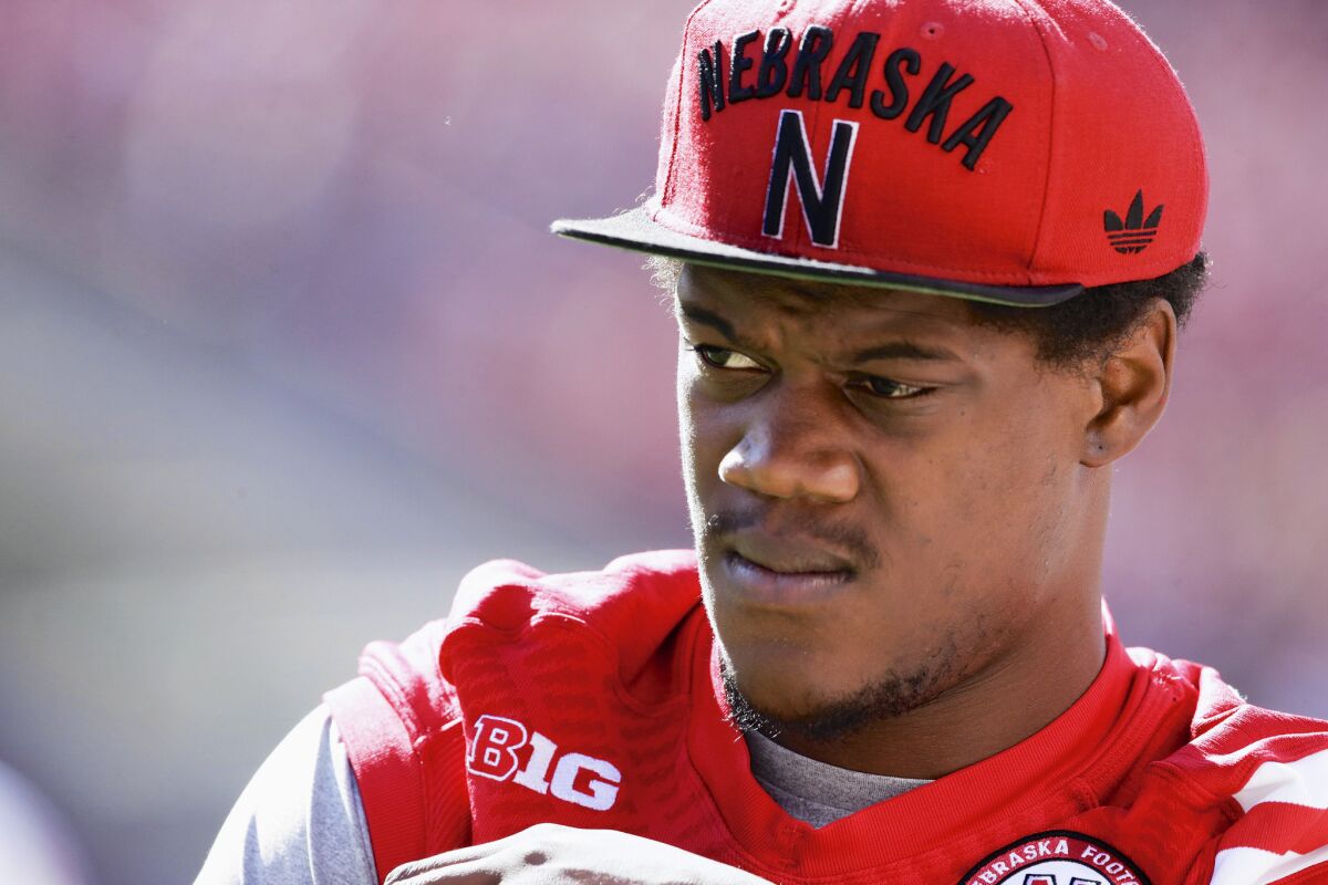 Nebraska defensive end Randy Gregory revealed he had failed a drug test for marijuana at the NFL scouting combine.