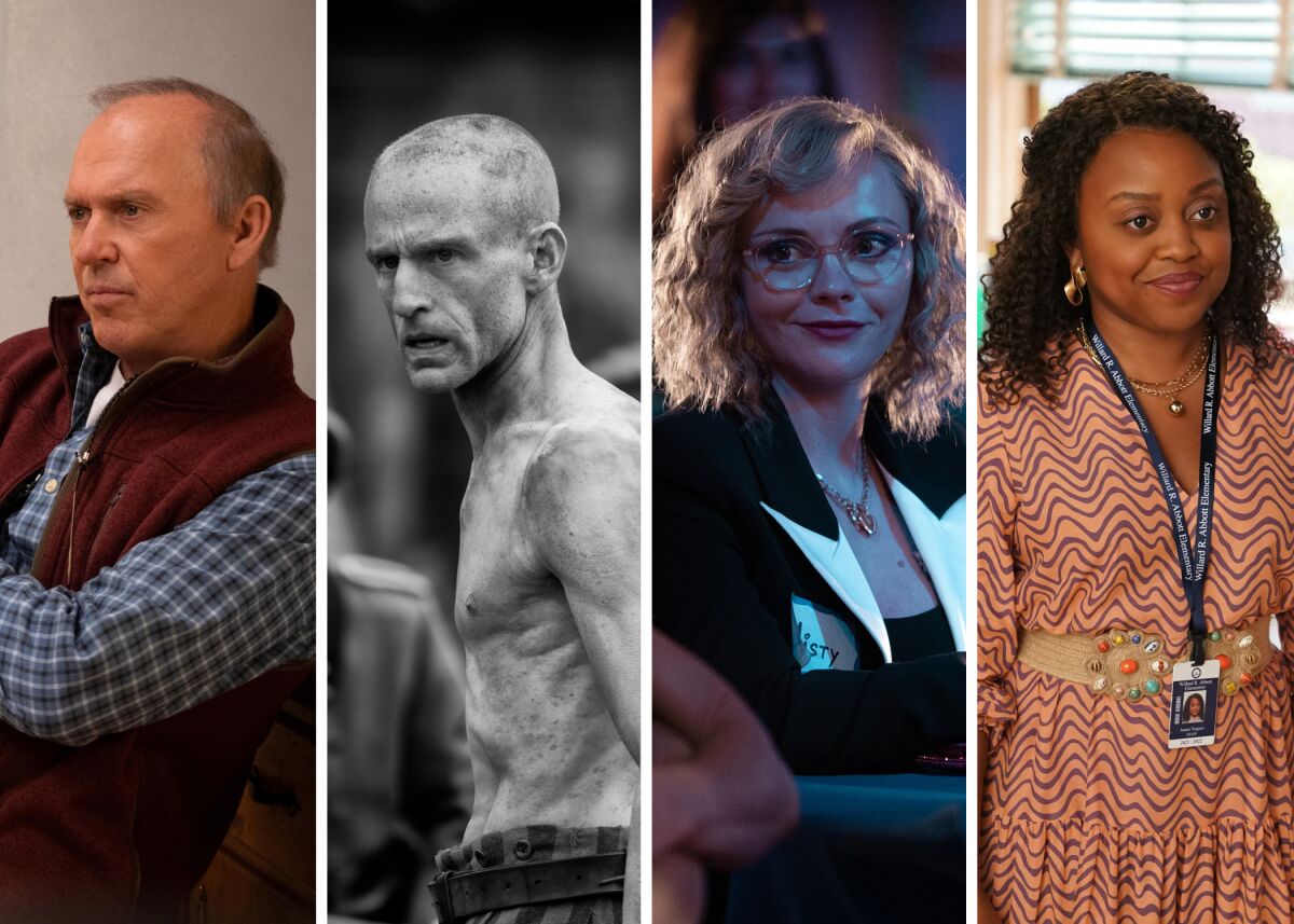 Michael Keaton, Ben Foster, Christina Ricci and Quinta Brunson are all in top Emmy contenders this year.