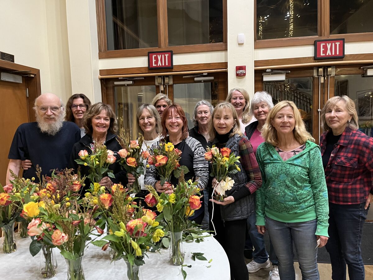 Participants at a previous Del Mar Rose Society event.