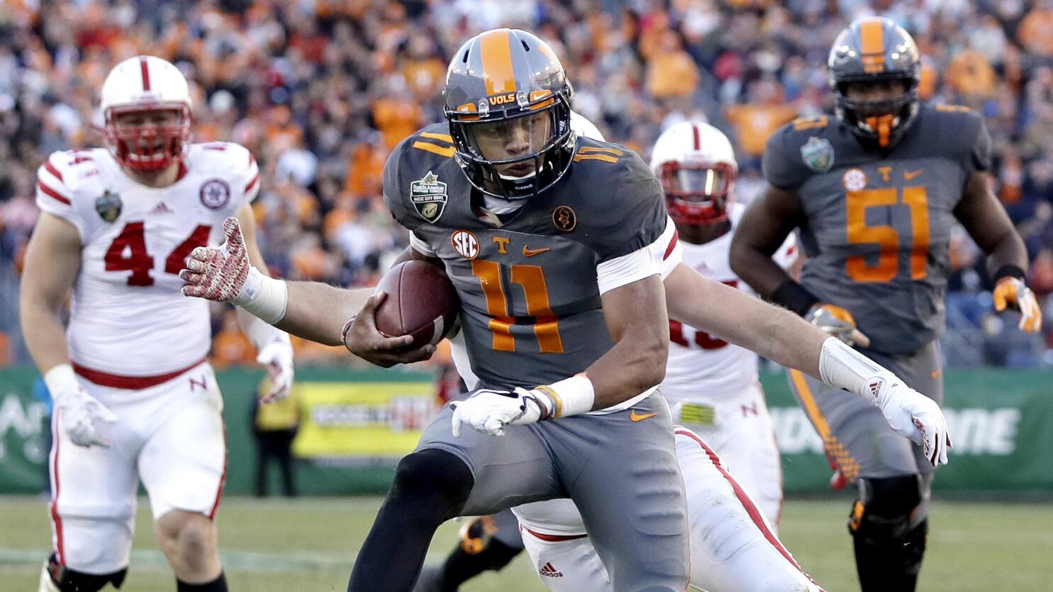 Tennessee Football: Where Is Joshua Dobbs's Final Place Among Vols  Quarterbacks?