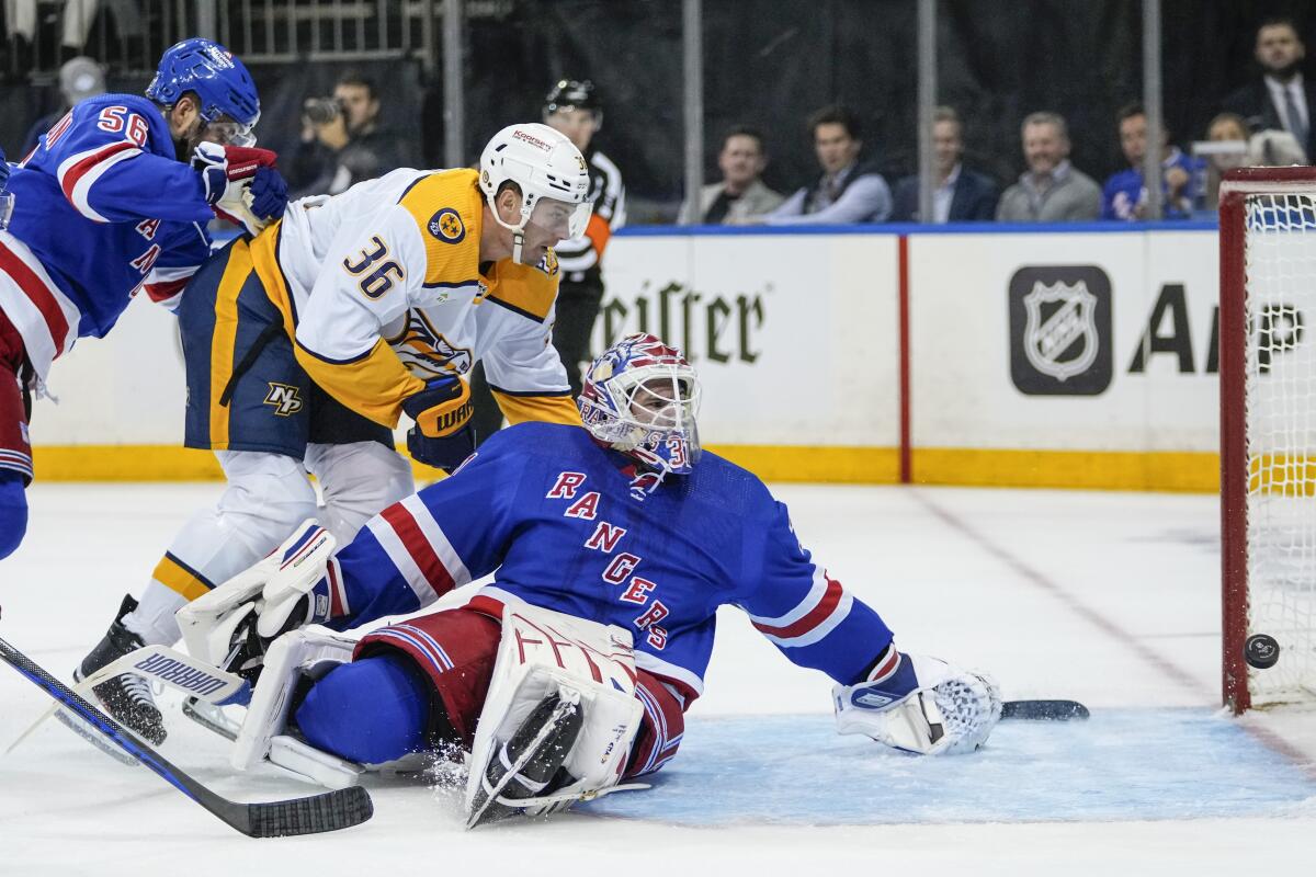 Miller scores in 9th round of SO, Rangers beat Bruins 2-1 - The San Diego  Union-Tribune