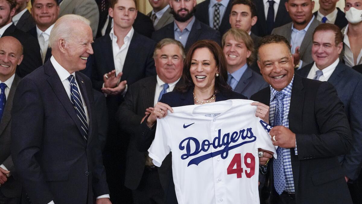 Dodgers Are First Team to Visit White House Since Pandemic Shutdown