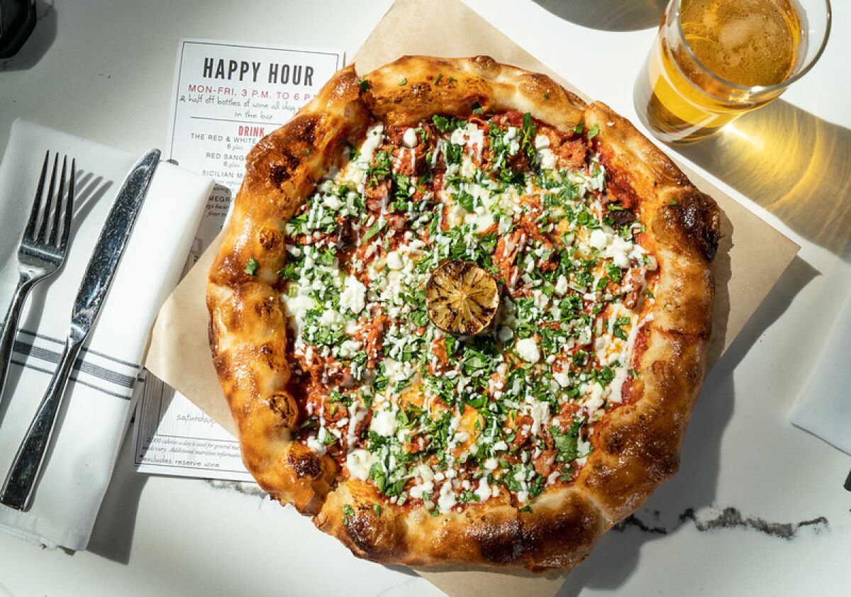The Puerco Picante pizza from North Italia.