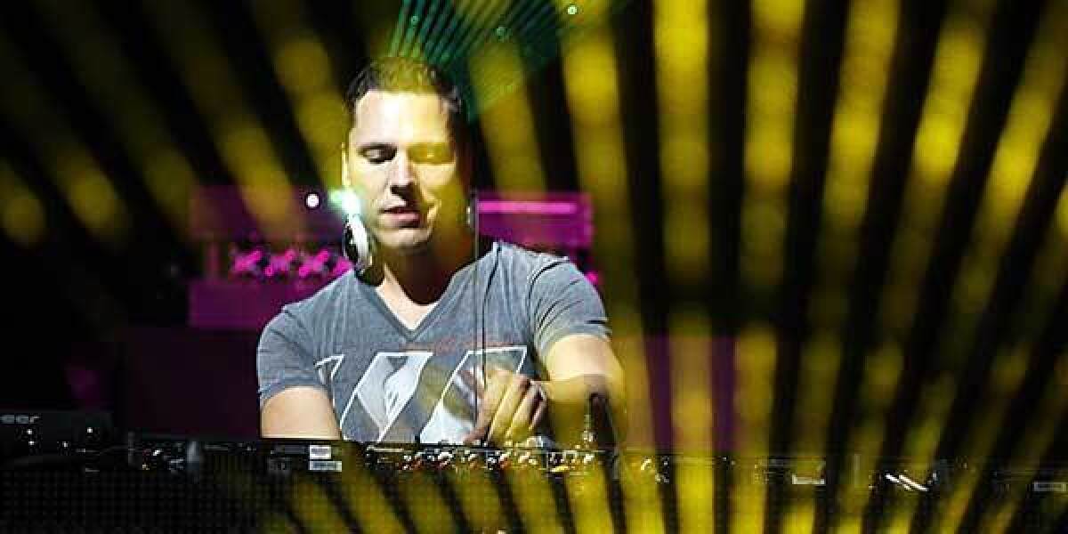 Tiesto performs at the 2010 Coachella Valley Music and Arts Festival.