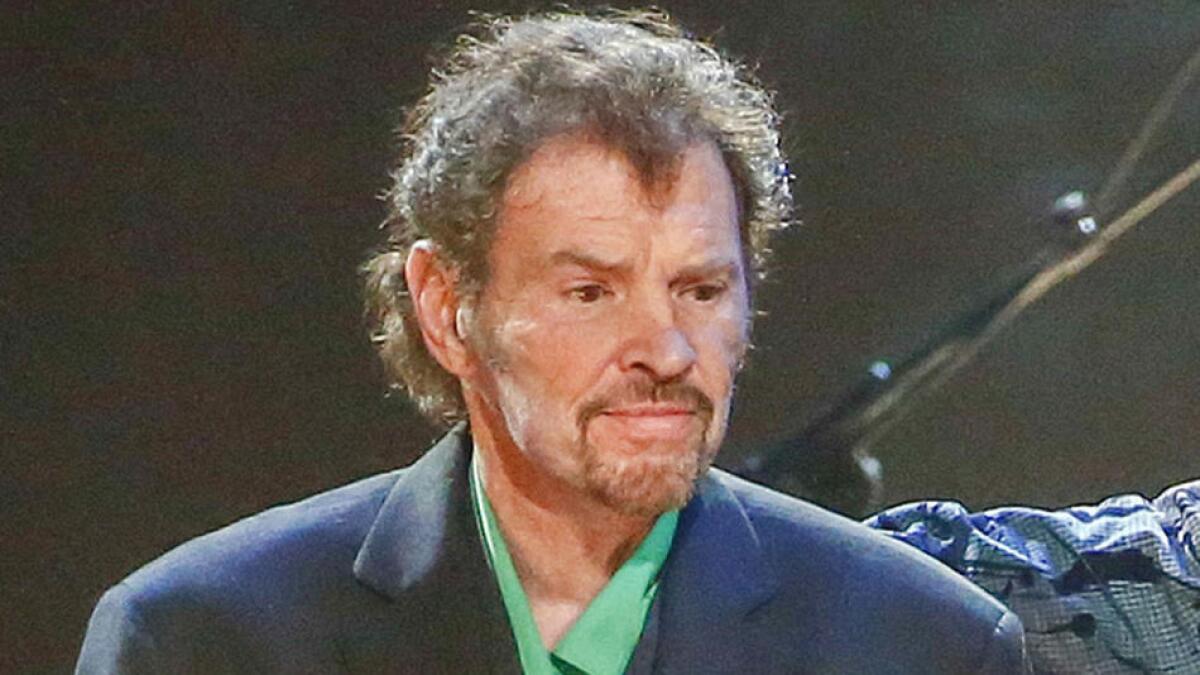 Jeff Cook of Alabama at an April 6 performance in Nashville.