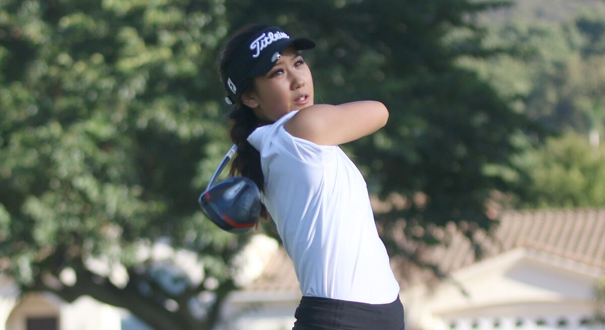 Senior Olivia Yun turned in 36 holes of even par golf at the NCC Tournament.