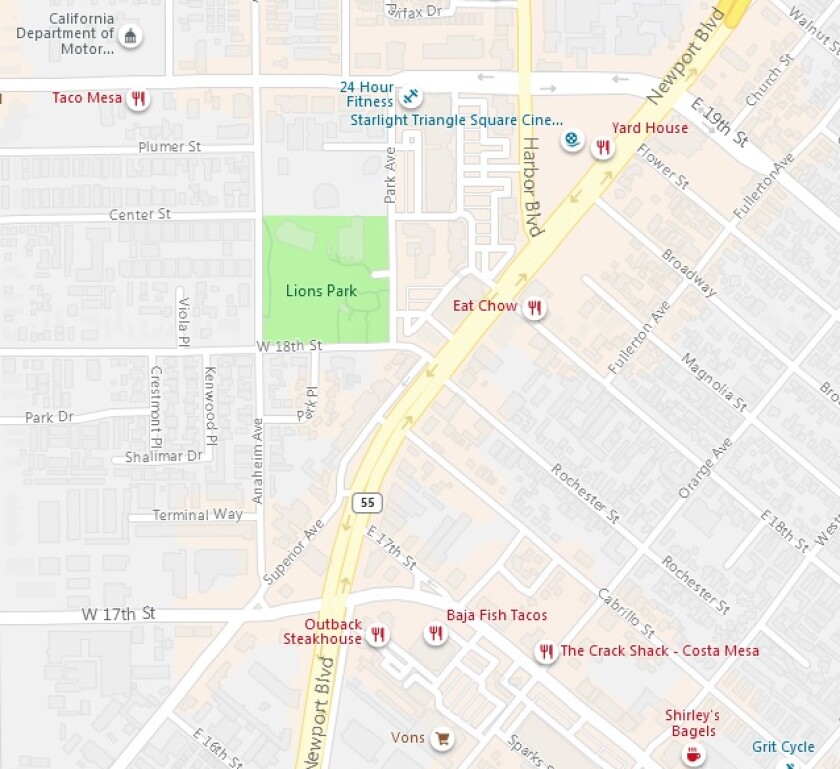 Costa Mesa leaders are exploring preliminary concepts to widen half or all of Newport Boulevard between 19th Street and Superior Avenue, just north of 17th Street.