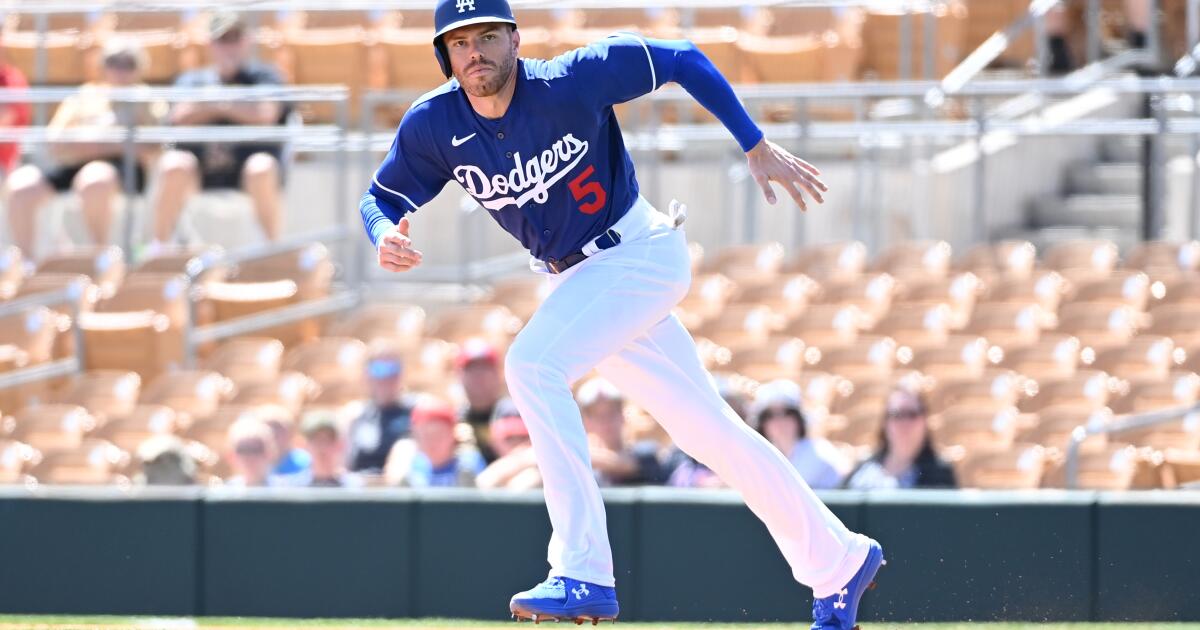 Freddie Freeman makes his Dodgers spring debut – Orange County Register