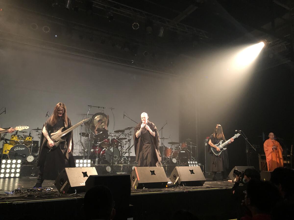 Dharma at a Jan. 2 performance in Taichung, Taiwan.