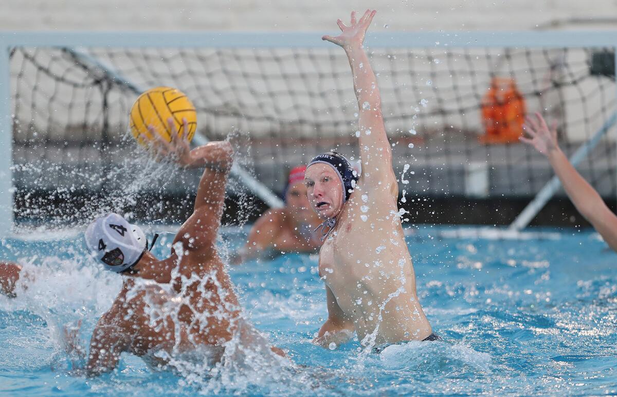 Newport Harbor boys' water polo avoids upset bid, eliminates Huntington  Beach in overtime thriller - Los Angeles Times