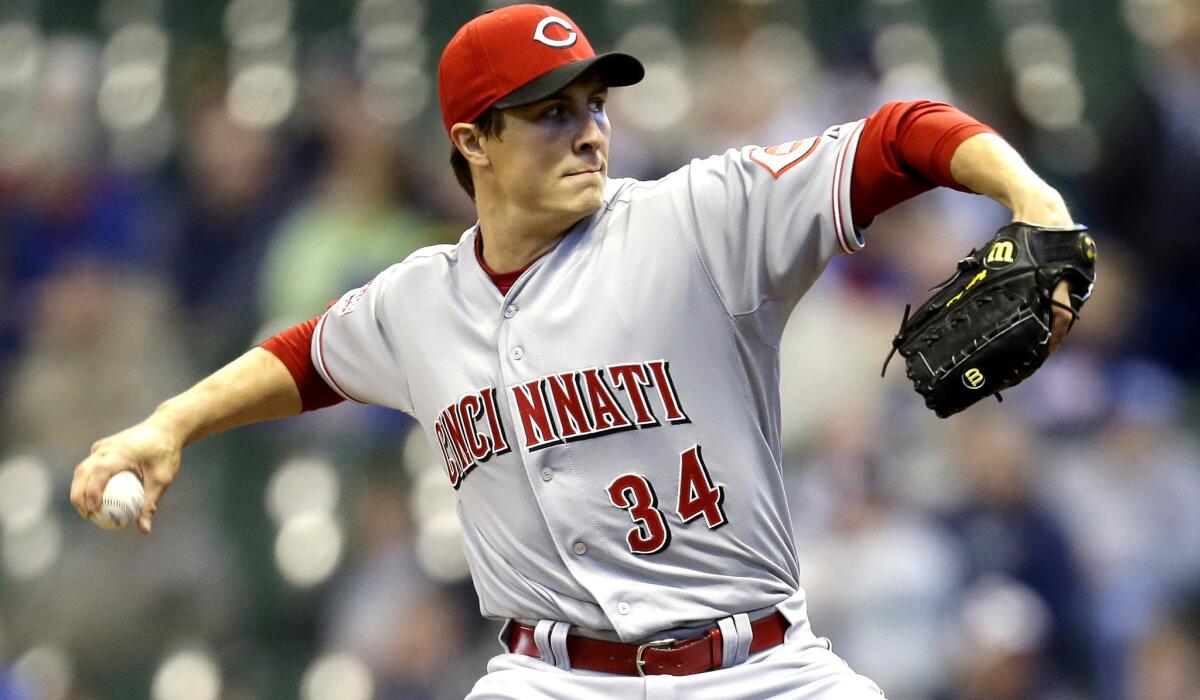 Reds pitcher Homer Bailey was 0-1 with a 5.56 earned-run average in two starts this season.