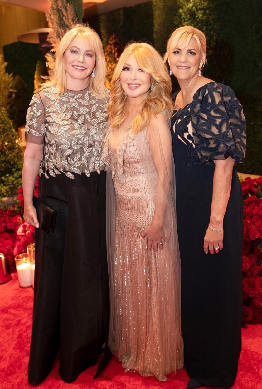 From left, Britt Meyer, co-chair, Elizabeth Segerstrom, honorary chair, and Carol Perry, co-chair.