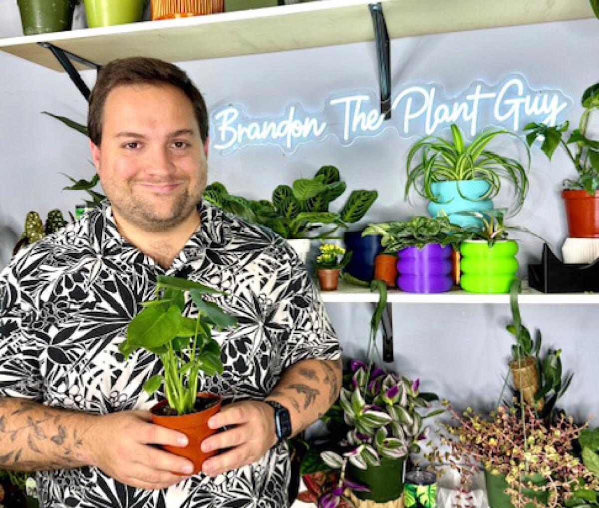 Brandon Hurst is known as Brandon the Plant Guy on TikTok.