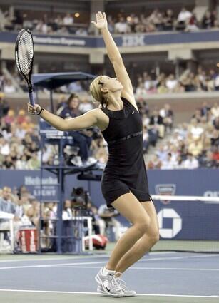 Number 3 seed Maria Sharapova of Russia