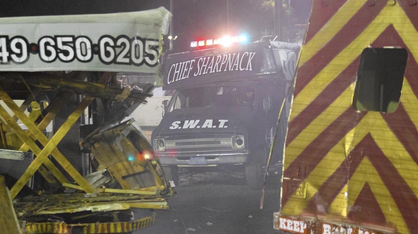 Photo Gallery: Local chiefs catch Motor Home Madness in OC Fair demolition derby