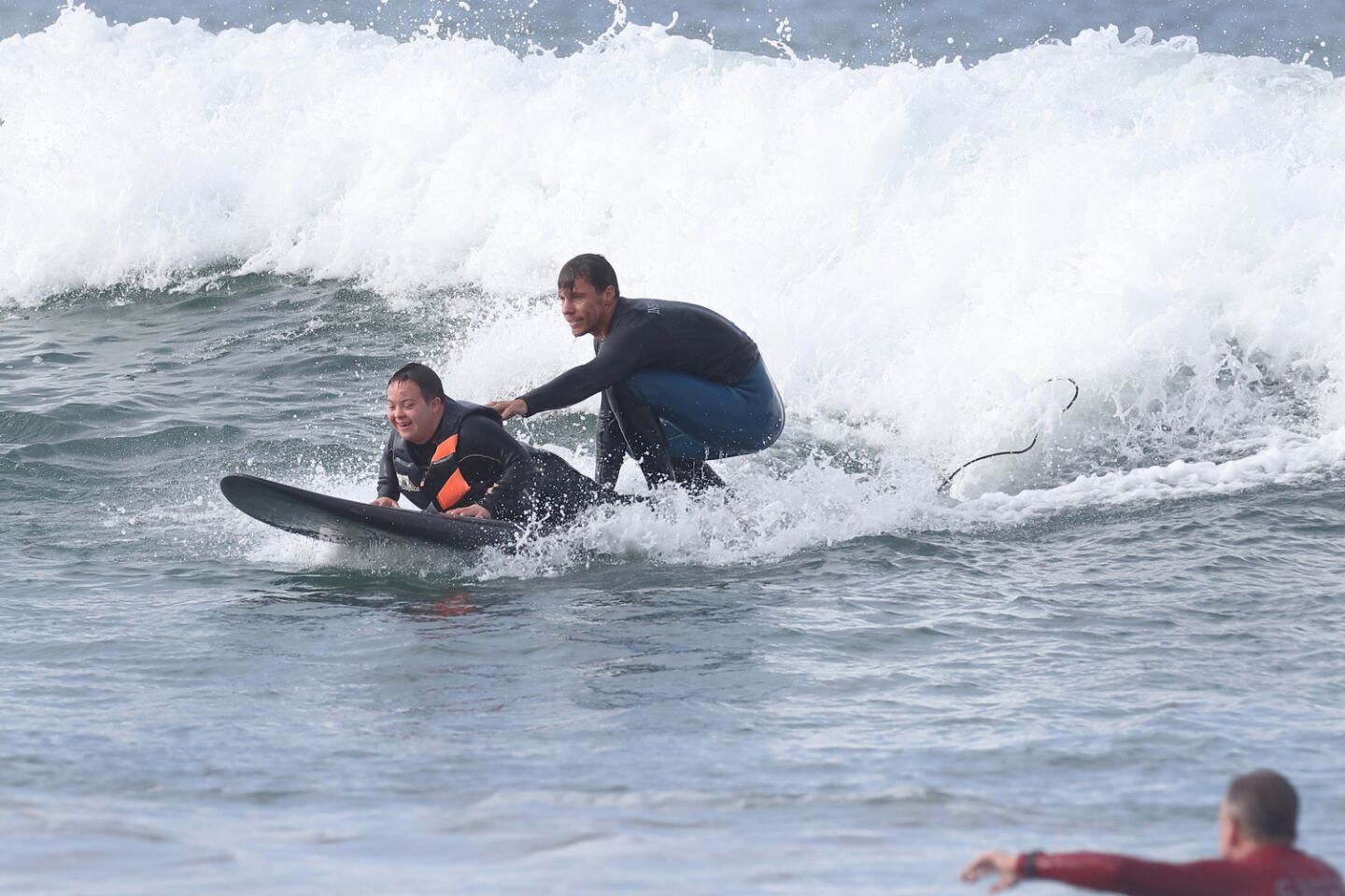 Students and instructors had a great day on the waves
