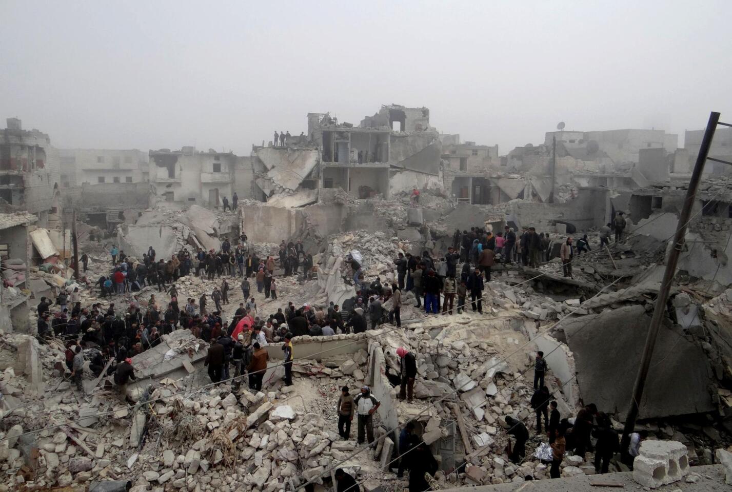 Destruction in Syria