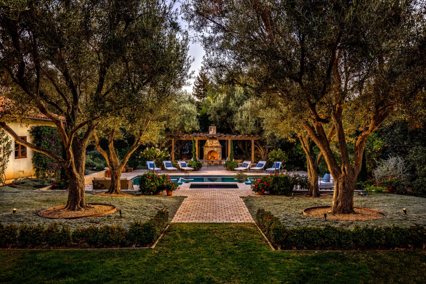 Designed by Marc Appleton, the 7,535-square-foot villa in the Riviera boasts a 30-foot foyer, 3,000-bottle wine cellar and leafy outdoor spaces.