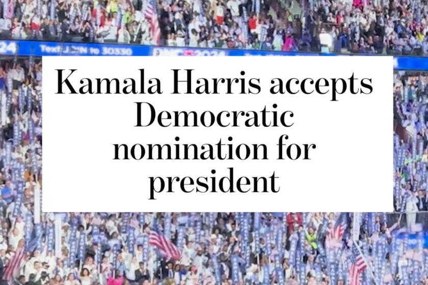 Kamala Harris, accepts Democratic nomination, makes case to nation