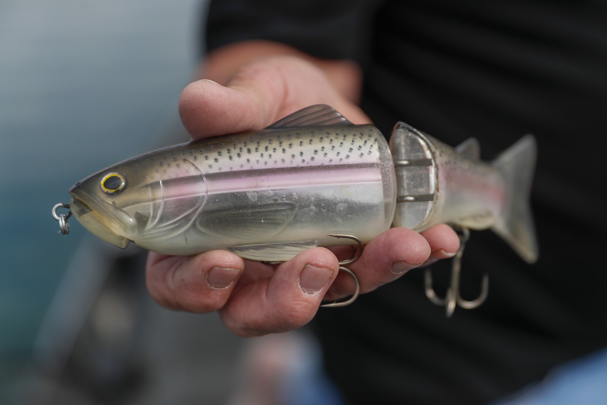 Deps 250 swimbait fishing with Butch Brown (Robert Gauthier/Los Angeles Times)