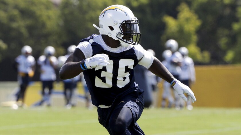 “When I’m on the field, I just have a knack for making plays. I just do that,” says the Chargers' Desmond King. “I don’t think measurables have anything to do with that. When I get on the field, it’s a whole different story. I just go out there and have fun.”