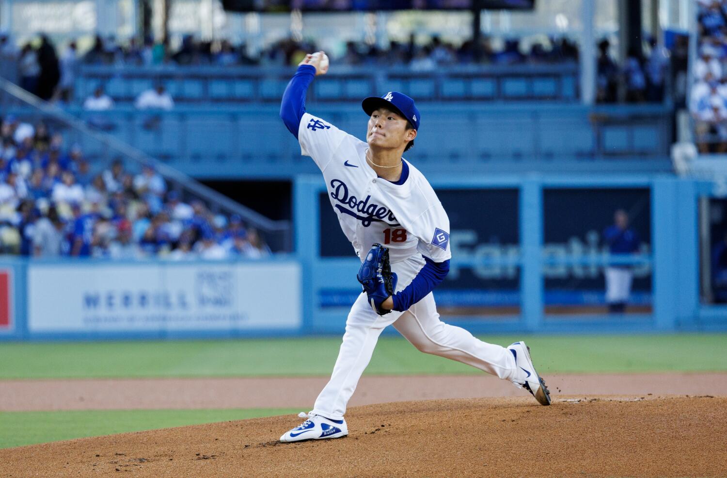 Yoshinobu Yamamoto exits early with triceps tightness in Dodgers' loss to Royals