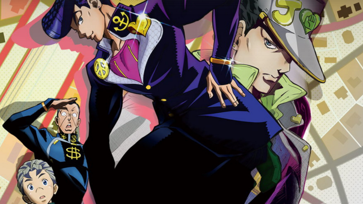 What anime has JoJo reference?