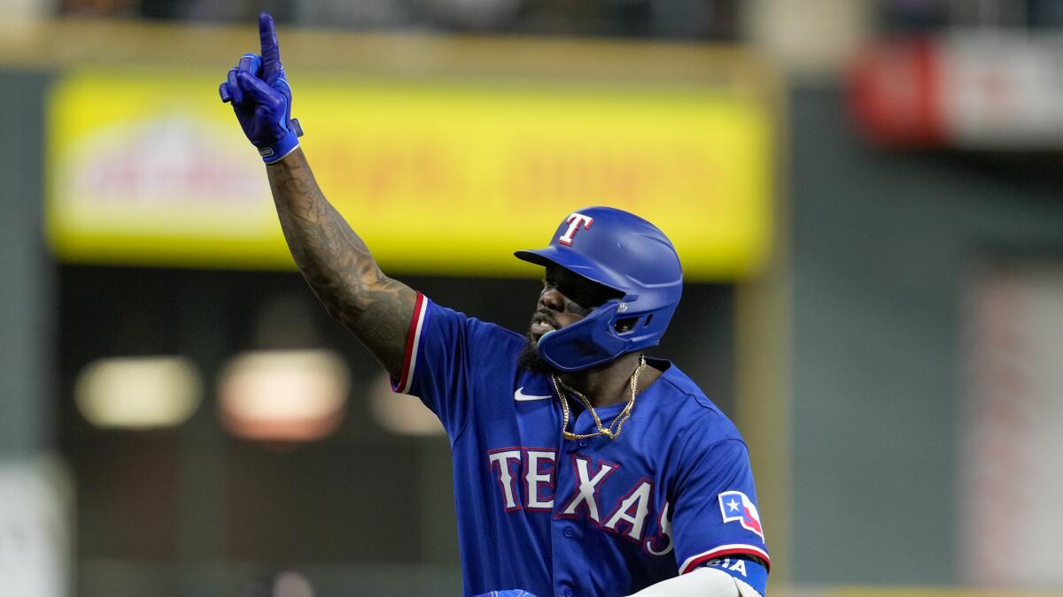Texas Rangers power past Houston Astros to force ALCS Game 7 - Los Angeles Times