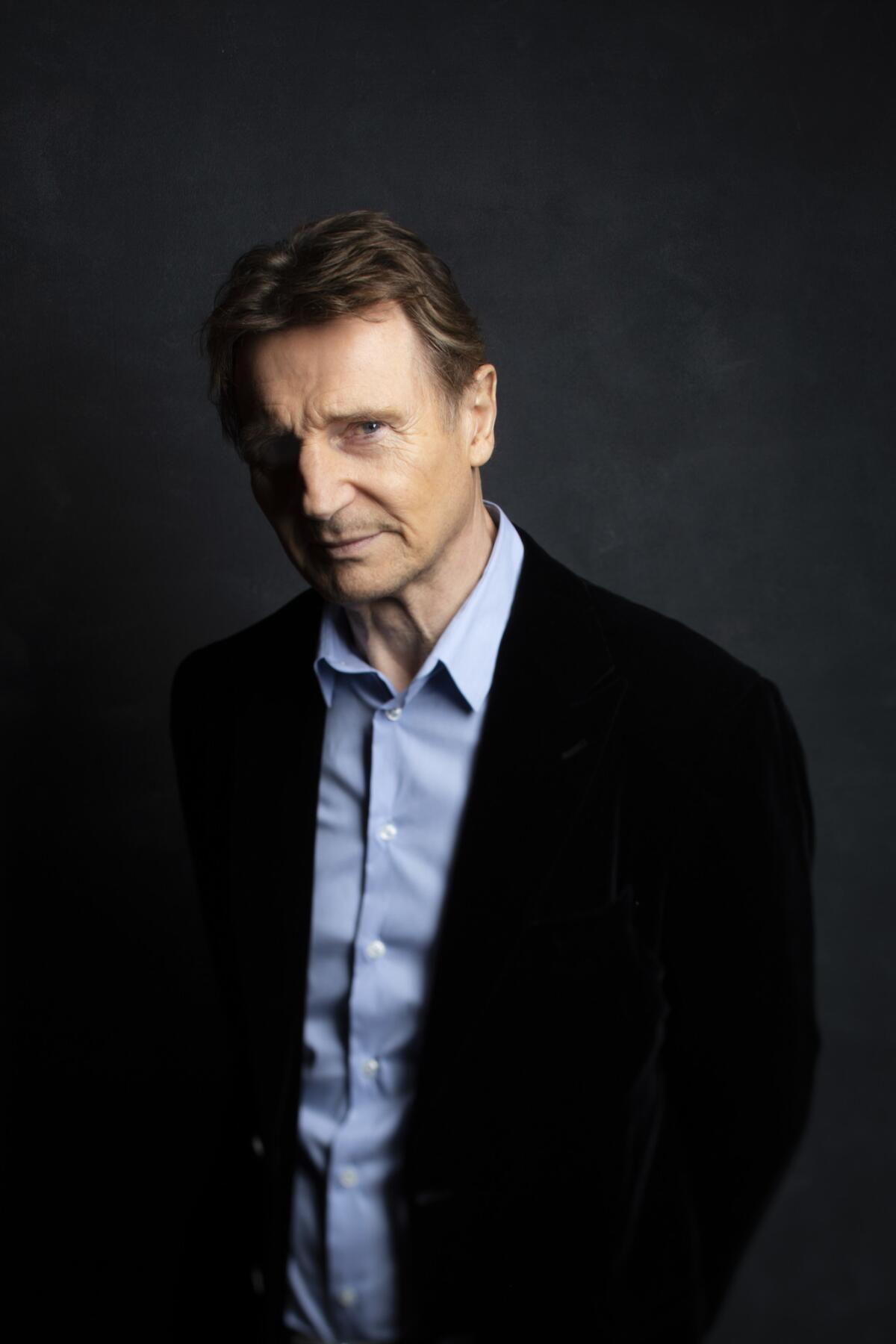 Actor Liam Neeson from the film "Widows."