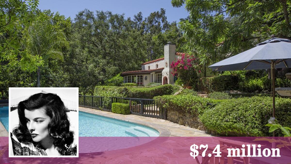 Actress Katharine Hepburn lived at the 1927 Hacienda-style home before actor Boris Karloff.