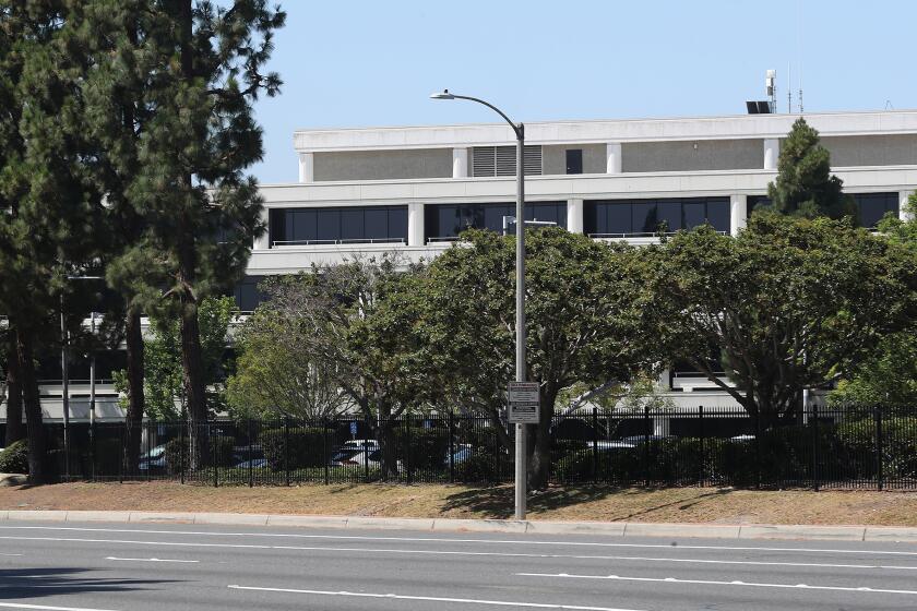 Costa Mesa Planning Commissioners recently supported extending a 30-year development agreement with Automobile Club of Southern California (AAA) for a 29.5 acre parcel at 3333 Fairview Road, the site of the club's administrative HQ, shown above on Wednesday, July 31st.