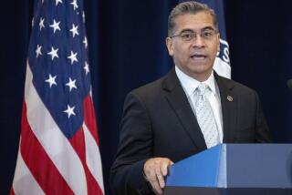 Health and Human Services Secretary Xavier Becerra speaks during an event announcing the launch of the Bureau of Global Health Security and Diplomacy at the State Department, Tuesday, Aug. 1, 2023, at the State Department in Washington. (AP Photo/Jacquelyn Martin)