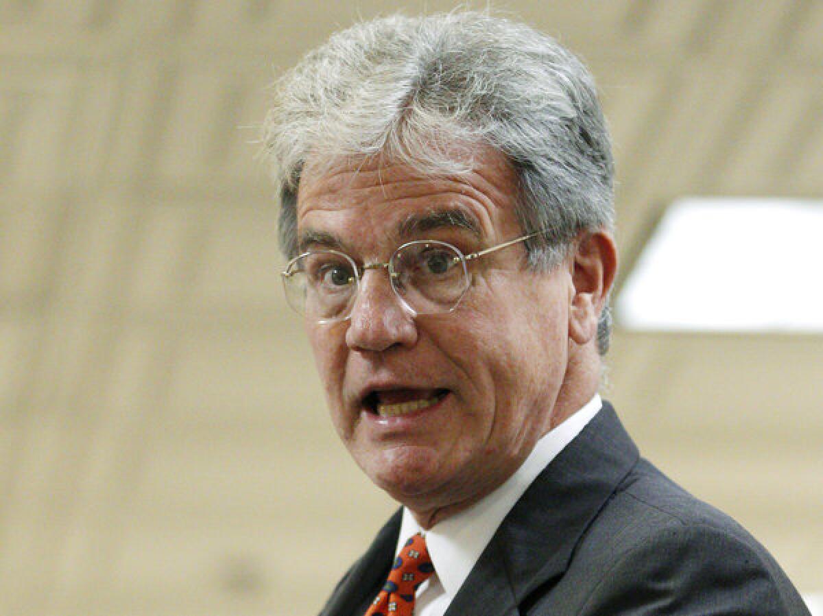 Sen. Tom Coburn (R-Okla.) has departed from the Republican norm in supporting increased tax rates over capped deductions.