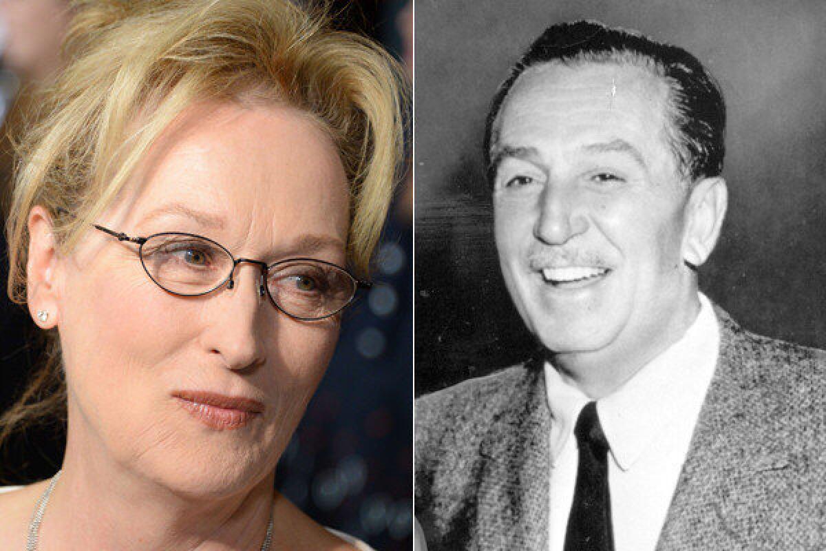 Meryl Streep has harsh words for Walt Disney, which she shared during the National Board of Review Awards on Tuesday.