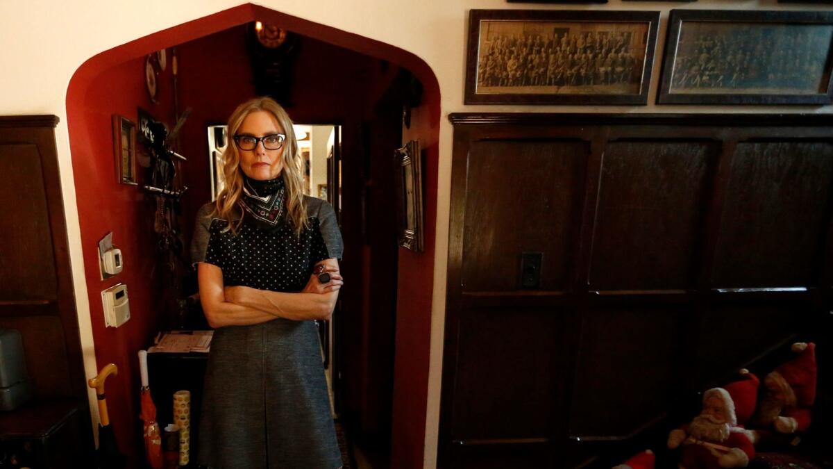 Los Angeles-based singer Aimee Mann, shown in her Los Feliz home, will release her new album, "Mental Illness," on Friday.