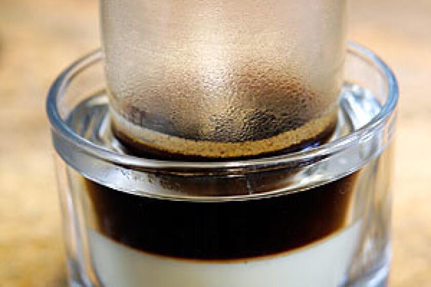 STRONG AND SWEET: Vietnamese coffee.