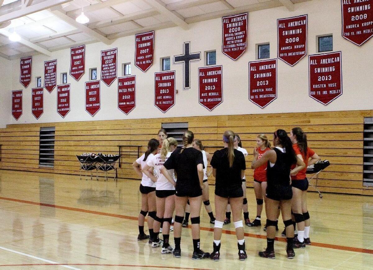 The Flintridge Sacred Heart Academy volleyball team will look to add to its banners with a Mission League championship in 2013.
