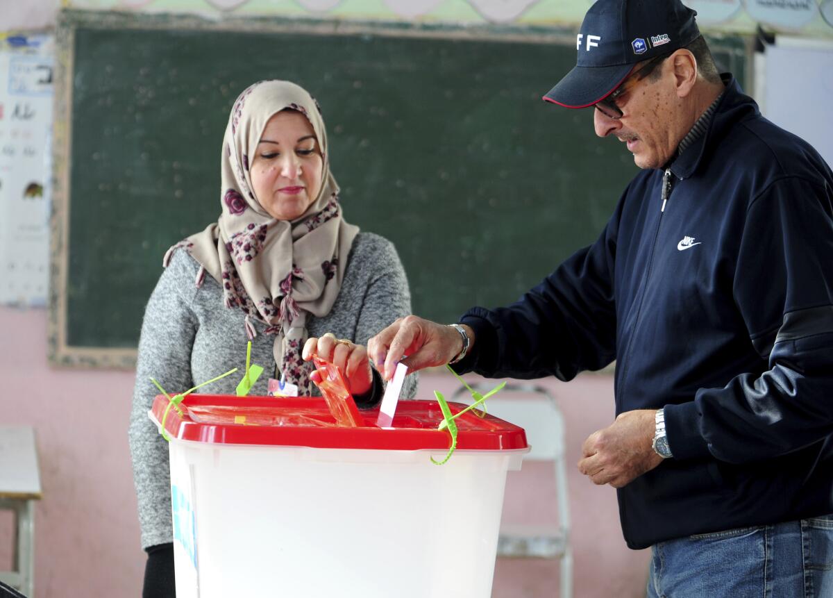 Tunisians voting Sunday