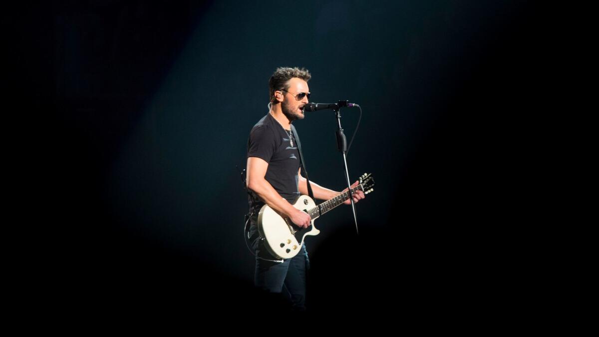 Eric Church performs Friday night at Staples Center.