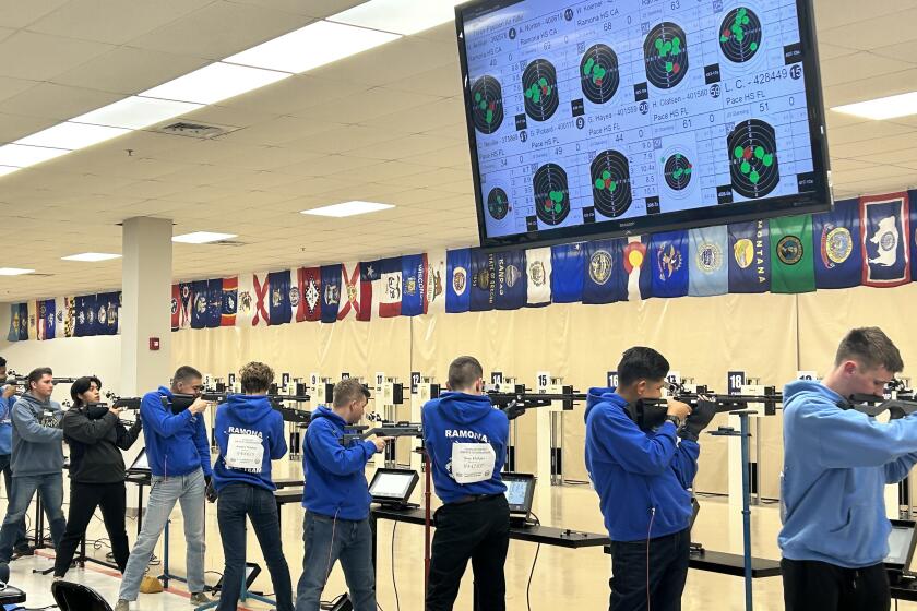 Ramona High NJROTC students placed 12th in the nation at the All Service Championship marksmanship contest.