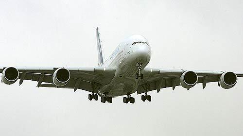 Airbus A380 at LAX