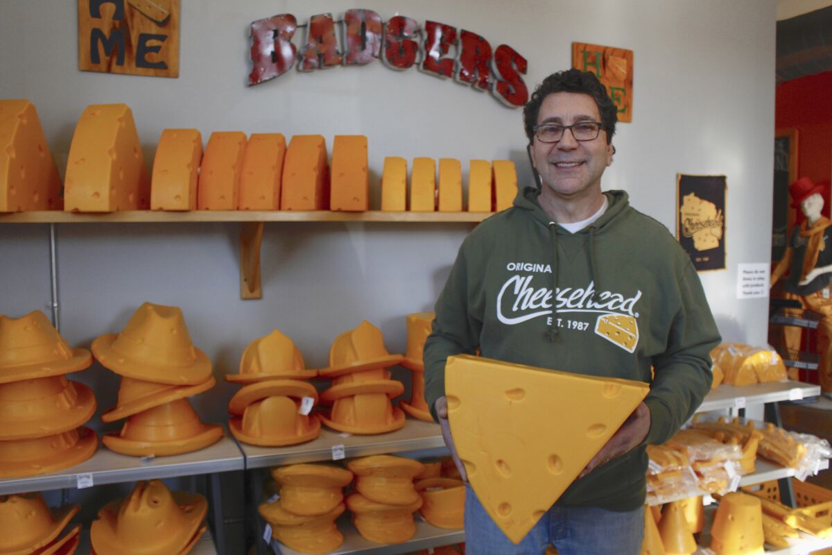 Foam cheesehead is hot when Packers do well - The San Diego Union-Tribune